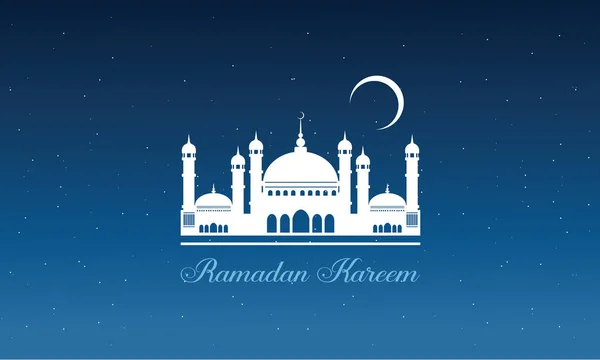 Sfondo di stile Ramadan Kareem — Vettoriale Stock