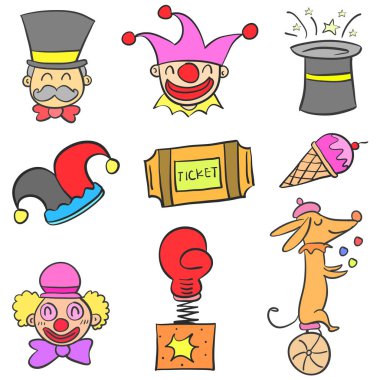 Öğe sirk doodle stilini ayarlama