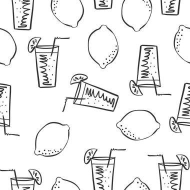 Limon taze bardak doodle