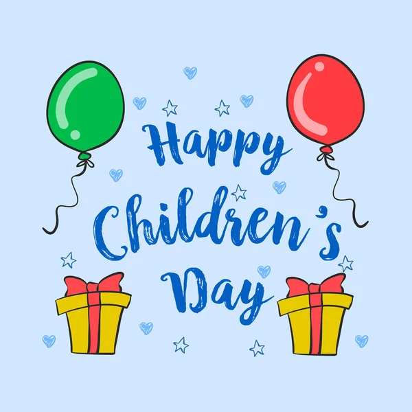 Colección de estilo Happy Children Day — Vector de stock
