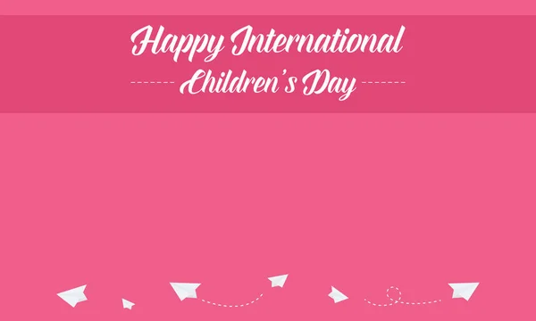 Collection international children day style banner