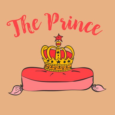 Prens crownn zarif el çizmek