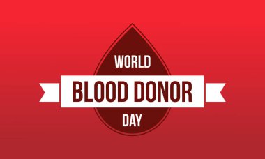 Dünya kan donör günü arka plan koleksiyonu