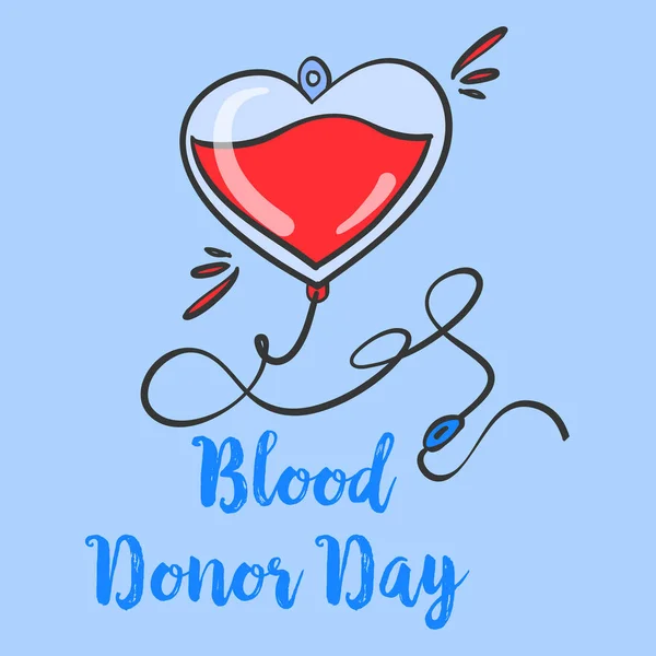 Koleksi gambar tangan donor darah - Stok Vektor