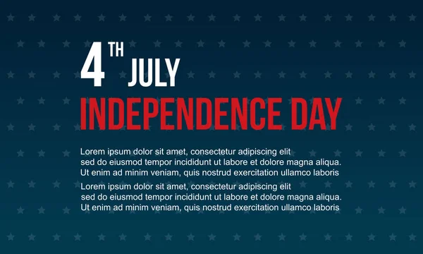 Koleksiyon hisse senedi kutlama Bağımsızlık günü — Stok Vektör