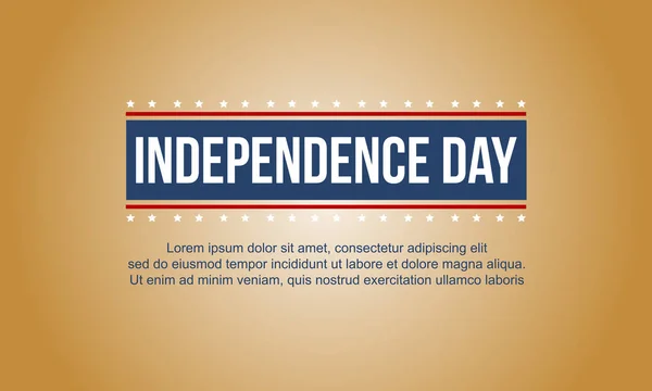 Arka plan kutlama Bağımsızlık günü — Stok Vektör