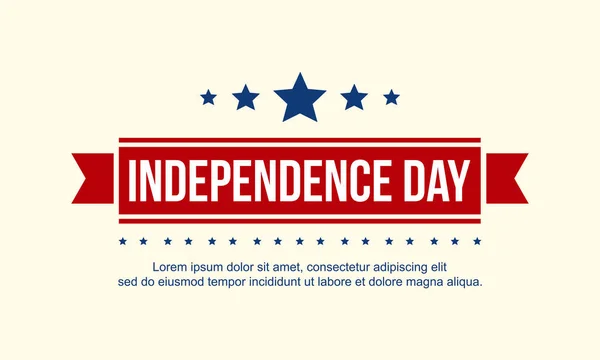 Koleksiyon afiş Bağımsızlık günü kutlamaları — Stok Vektör