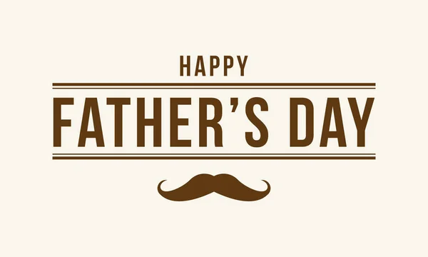 Šťastný otec den styl blahopřání — Stockový vektor