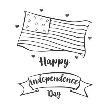 El çizmek Bağımsızlık günü koleksiyonu