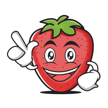 Bir fikir çilek çizgi film karakteri var
