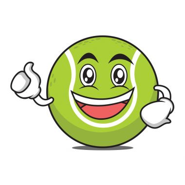 Hevesli tannis topu çizgi film karakteri