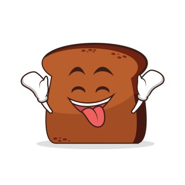 Kendinden geçmiş yüz ekmek çizgi film karakteri