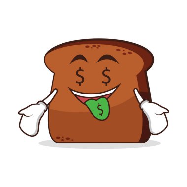 Para ağız ekmek çizgi film karakteri