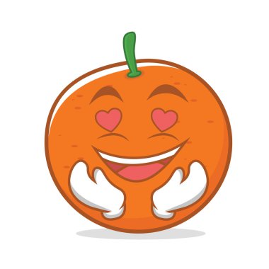 Aşk turuncu çizgi film karakteri