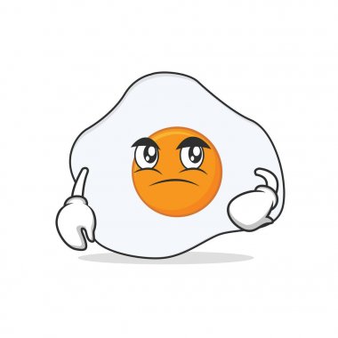 Sahanda yumurta çizgi film karakteri karıştı