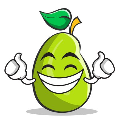 Gurur mango meyve karakter karikatür