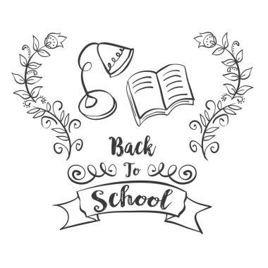 Okul Tema el için kart çekmek