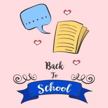 Okula geri tarzı koleksiyon doodle