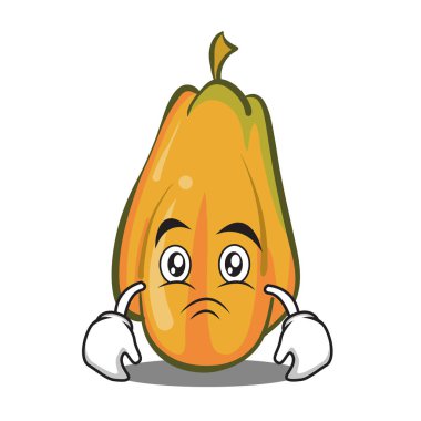 Moody papaya karikatür karakter tasarımı