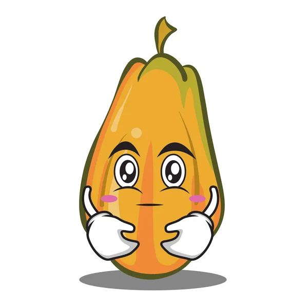 Étreinte papaye dessin animé personnage design — Image vectorielle
