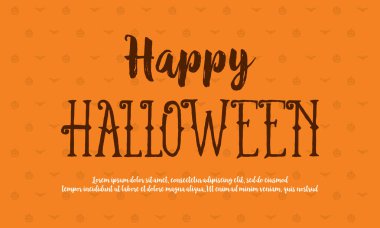 Mutlu Cadılar Bayramı stili arka plan kartı