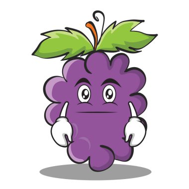 Tarafsız üzüm karakter karikatür koleksiyonu