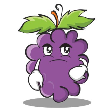 Karışık üzüm karakter karikatür koleksiyonu