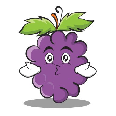 Öpüşme üzüm karakter karikatür koleksiyonu