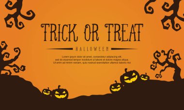 Koleksiyon stok Halloween balkabağı ile