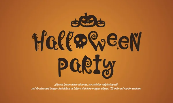 Tło z kolekcji Halloween Party — Wektor stockowy