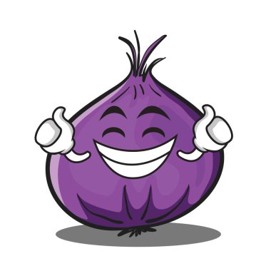 Gurur kırmızı soğan karakter karikatür