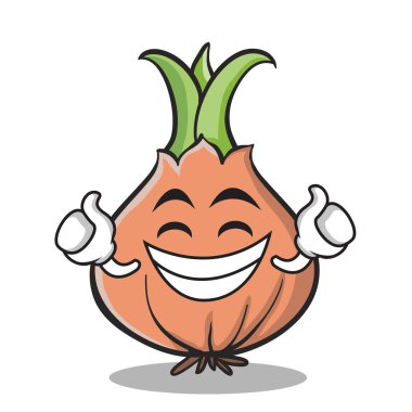 Gurur yüz soğan karakter karikatür