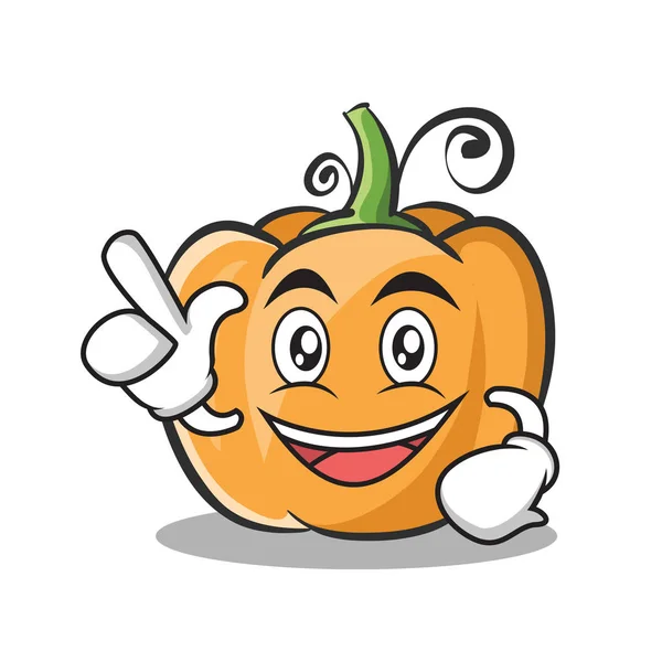 Tener una idea de carácter de calabaza estilo de dibujos animados — Archivo Imágenes Vectoriales