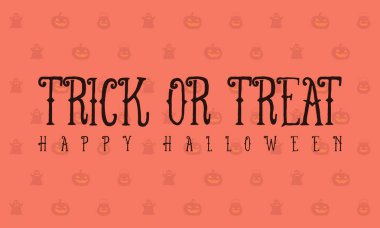Halloween Trick or Treat arka plan