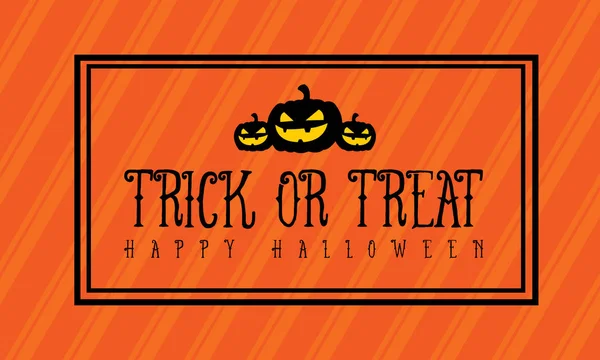 Háttér Halloween és tök — Stock Vector
