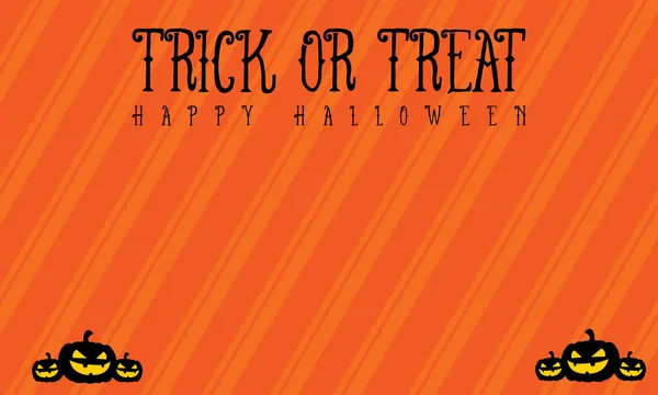 Fond tour ou traiter Halloween — Image vectorielle