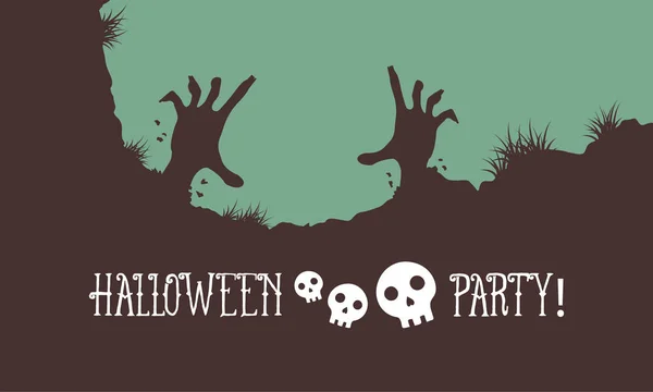 Halloween party styl tła — Wektor stockowy