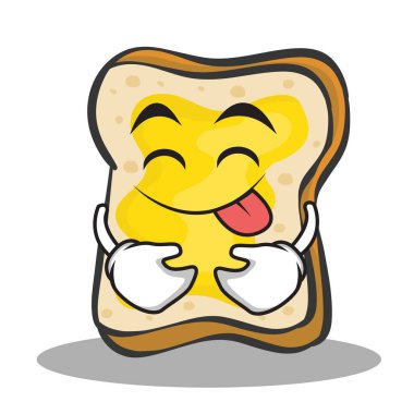 Yüz ekmek karakter çizgi film dil