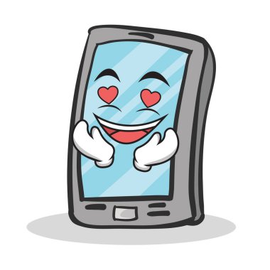 Aşk smartphone çizgi film karakteri