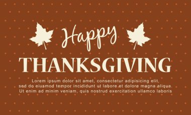 Mutlu Şükran günü sonbahar arka plan