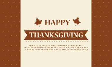 Mutlu Şükran günü stili arka plan