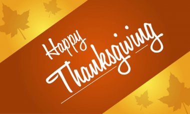 Mutlu Şükran günü arka plan ile sonbahar