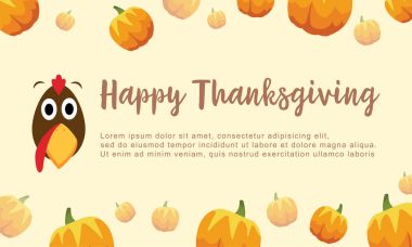 Mutlu Şükran kabak arka plan toplama