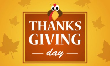 Arka plan Şükran Günü tebrik kartı