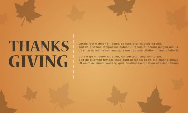 Şükran günü kartı için kahverengi zemin