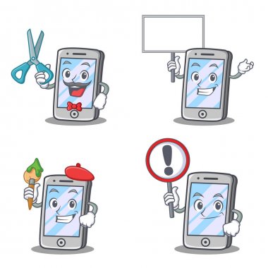 Oturum Yönetim Kurulu sanatçı Kuaför ile iphone karakter kümesi