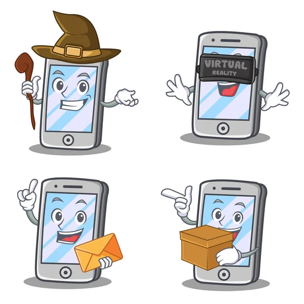Sanal zarf kutusu cadı ile iphone karakter kümesi