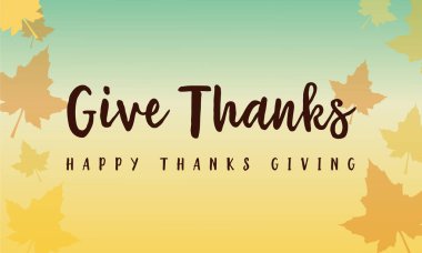 Şükran günü kutlama için arka plan stili