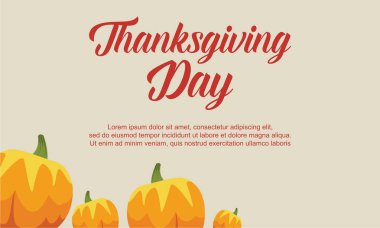 Şükran Günü tebrik kartı