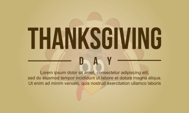 Şükran Günü tebrik kartı stil koleksiyonu